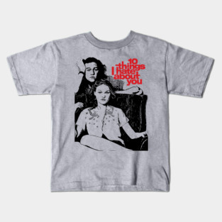 10 Things I Hate About You Fan Art Kids T-Shirt