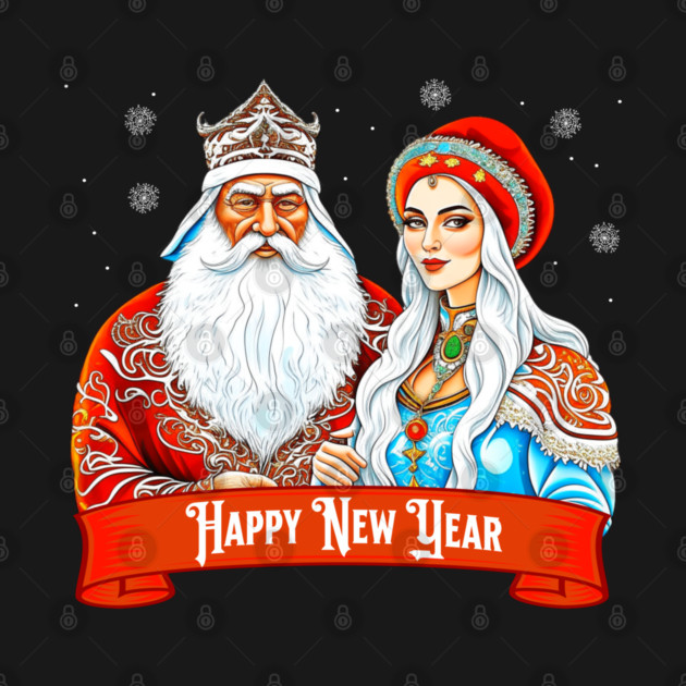 Ded Moroz and Snow Maiden by HolidayBug