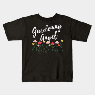 Gardening Angel Kids T-Shirt