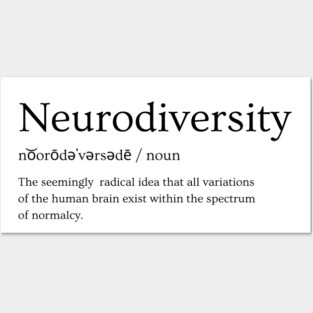 Neurodiversity defined Posters and Art