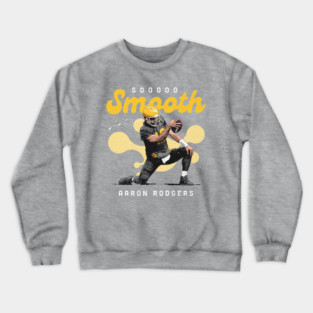 Aaron Rodgers Green Bay Smooth Crewneck Sweatshirt