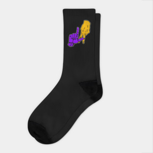 LAKERS Hand Signal Socks