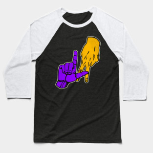 LAKERS Hand Signal Baseball T-Shirt