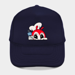JOLLIBEE PEEKING KARAOKE SINGING FILIPINO STICKER Hat