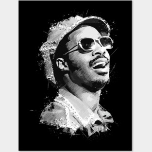 Young Stevie Wonder Posters and Art