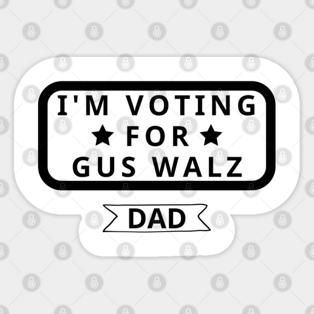 Gus-Walz Sticker by BlackMeme94