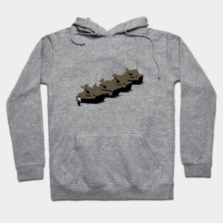 Tank Man Vector Graphic Hoodie