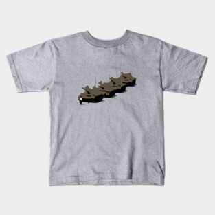 Tank Man Vector Graphic Kids T-Shirt
