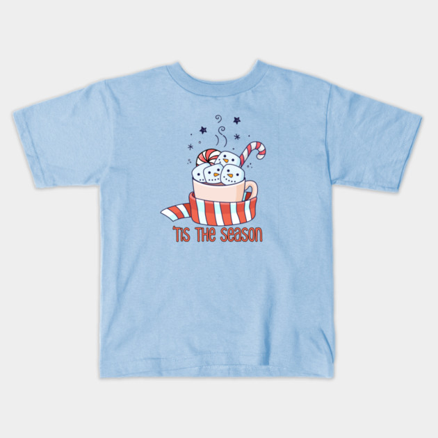 Peppermint Latte Season Kids T-Shirt by HolidayBug