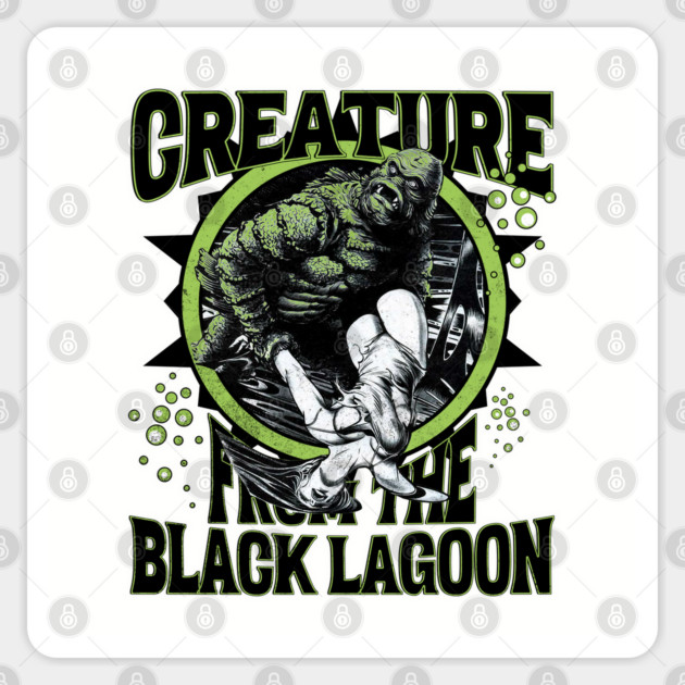 Creature from ther Black LagoonMonster Movie Classic Distressed look Sticker by Joaddo