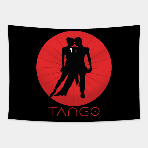 Tango Dancers Tapestry by HolidayBug