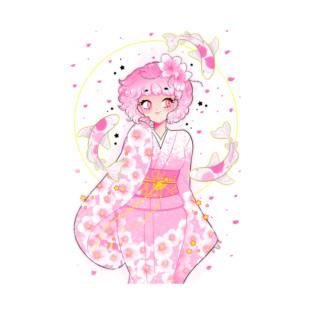 Cherry Blossom & Koi T-Shirt