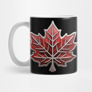 Red Canadian Maple Leaf Mug
