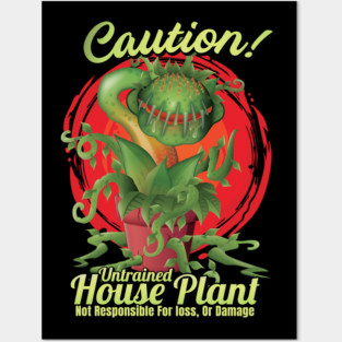 Venus Fly Trap Carnivorous Untrained House Plant Design Posters and Art