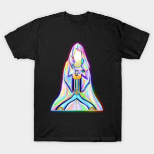 Psychedelic Inner Light Sorceress Fortune Teller T-Shirt