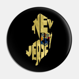 New Jersey Typo Map Pin