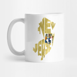 New Jersey Typo Map Mug