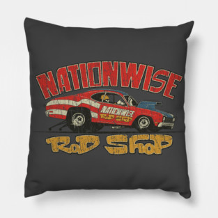 Nationwise Rod Shop 1974 Pillow