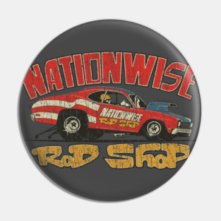 Nationwise Rod Shop 1974 Pin