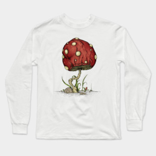 Grow Mushroom simple Long Sleeve T-Shirt