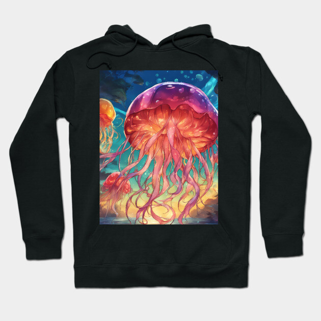 adventure wavas Hoodie by animegirlnft