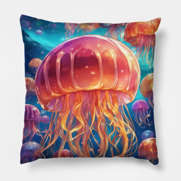 Seaside Secrets Pillow by animegirlnft