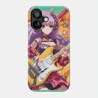 Bass Guitar Anime Phone Case