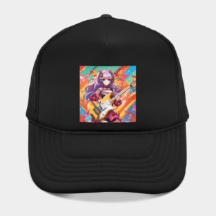 Bass Guitar Anime Hat