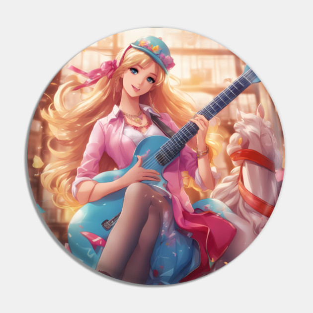 Music is Life Pin by animegirlnft