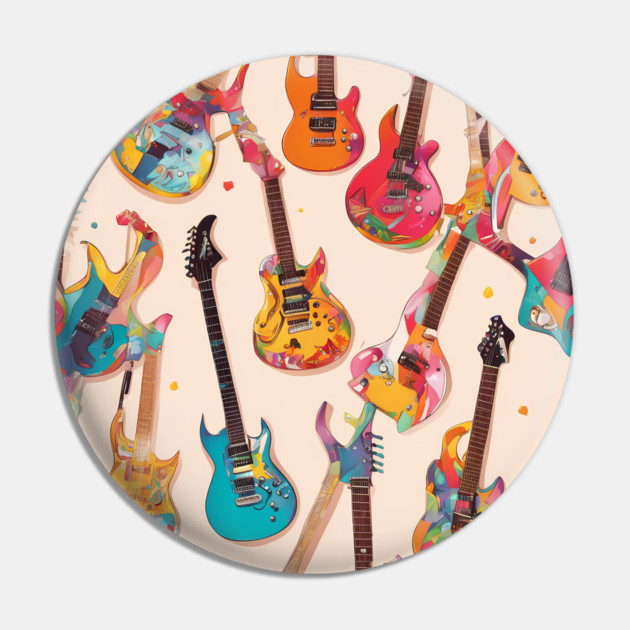 Producer Guitar Gift Pin by animegirlnft