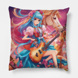 Guitar Artis Super Country Song Pillow