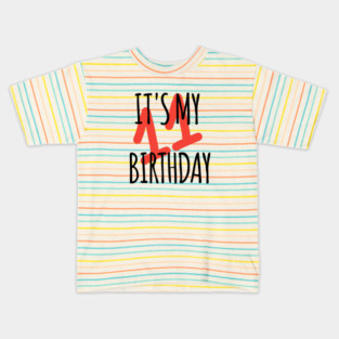 It's My 11th Birthday Kids T-Shirt