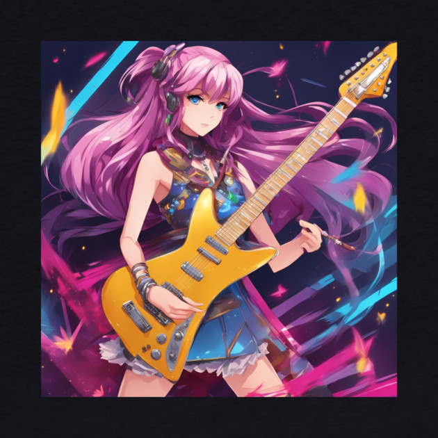 Hit Potential Guitar Waifu by animegirlnft