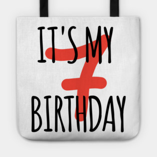 It's My 7th Birthday Tote