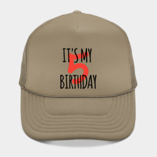 It's My 5th Birthday Hat