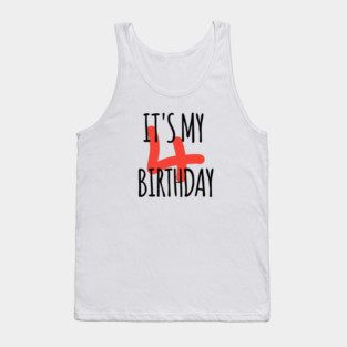 It's My 4th Birthday Tank Top