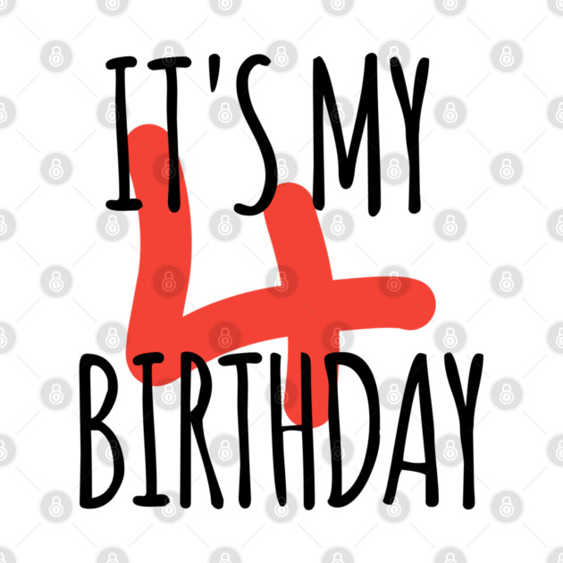 It's My 4th Birthday by BlackMeme94