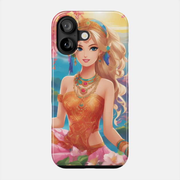 The Jewel of Bharat Phone Case by animegirlnft