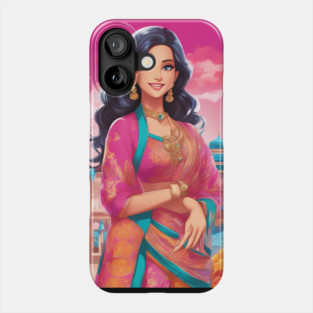 anime with an Indian style Phone Case