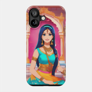 Sari Wear Anime Phone Case