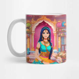 Sari Wear Anime Mug