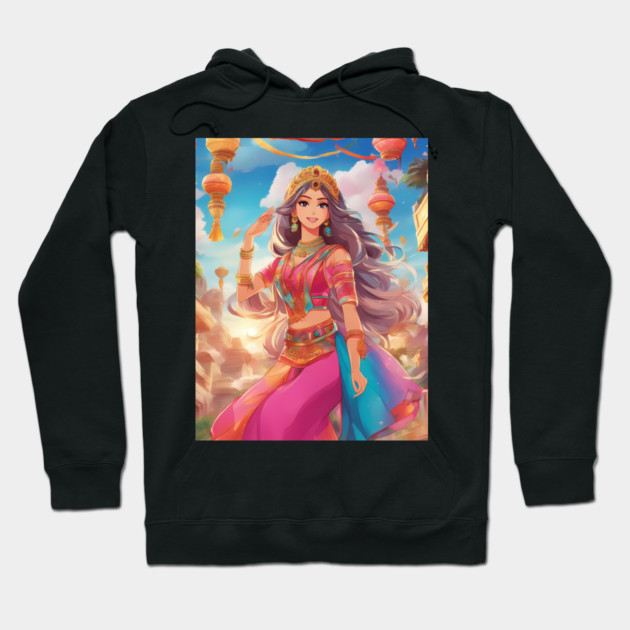 glory  in Sanskrit Hoodie by animegirlnft