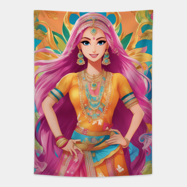 Pride Region Anime Tapestry by animegirlnft