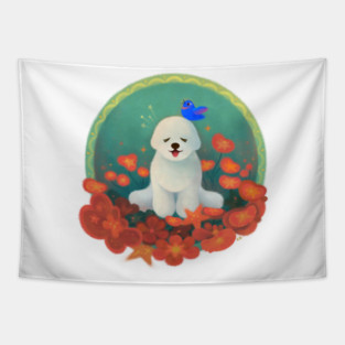 Yallet and starflower Tapestry