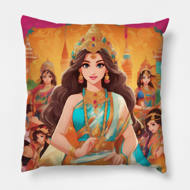 Meditation Dancing Pillow by animegirlnft