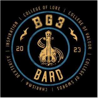 Baldur's Gate 3 Bard Posters and Art