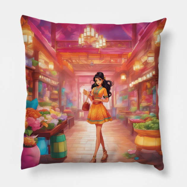 Bharat is a traditional Pillow by animegirlnft