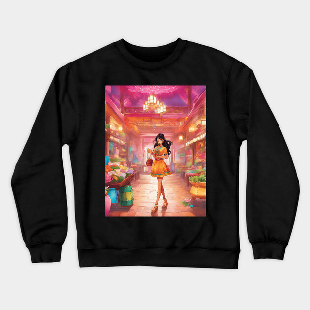 Bharat is a traditional Crewneck Sweatshirt by animegirlnft