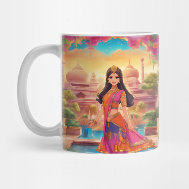 Indian lady themed by animegirlnft