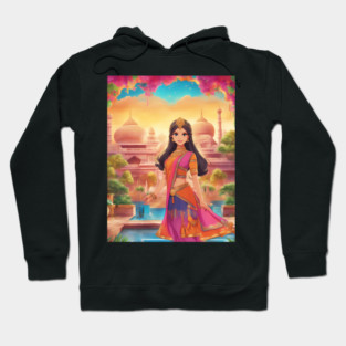 Indian lady themed Hoodie